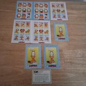Vintage Jim Davis PAWS Stamp Sheets, Mali, Guinea, BEST DEAL ON POSH!